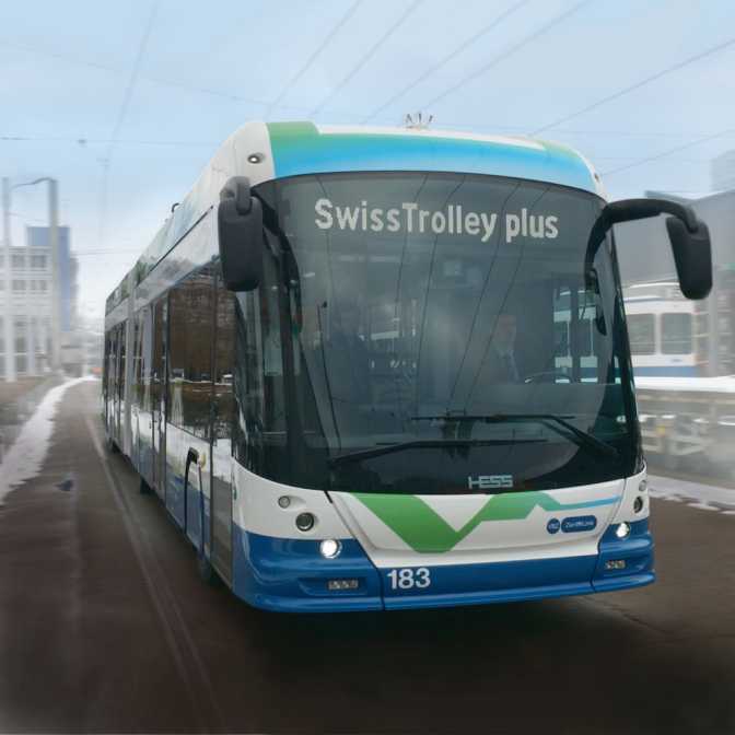 Enlarged view: «SwissTrolley plus» bus